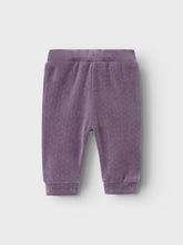 Name It Velour Bukser -  NBFnew - Arctic Dusk